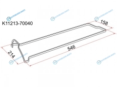 K11213-70040 Прокладка клапанной крышки TY 1G-FE VVTi 98-