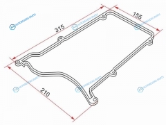 K11213-97202 Прокладка клапанной крышки TOYOTA DUET M10 EJDE 98-04