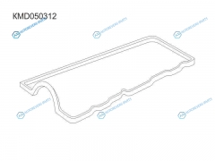 KMD050312 Прокладка клапанной крышки MMC 4D56+T. HY GalloperTerracan