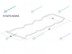 K13270-AD20A Прокладка клапанной крышки NS YD22YD25. 00- Y11B15W11N16T30R51M