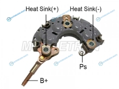 RN-36 Диодный мост генератора TOYOTA COROLLA AXIOFIELDER 06-08 1NZFELAND CRUISER 100 98-07 2UZFE 6диодов