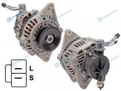 ST-85-0049 Генератор MITSUBISHI PAJERO 2.5TD 12V 90A 90-93 4D56TD ШКИВ НА 1 РУЧЕЙ