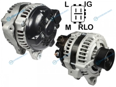 ST-27060-28230 Генератор TOYOTA HARIERIPSUMNOAH ACU3ACM2AZR6 12AZFE 03-12 12V 130A