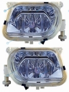 440-2003PXUQ Фара противотуманная MERCEDES W210 95-98 хром тюнинг комплект R+L