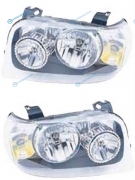 330-1125P-US1 Фара FORD ESCAPE 04-08 хром линза тюнинг комплект R+L