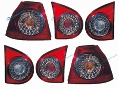 PF-441-1963F3UEVLD Фонарь задний+вставка VW GOLF IV 03- красный диодный тюнинг комплект R+L