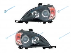 340-1104P-US2 Фара MERCEDES W163 98-04 черн. линза тюнинг комплект R+L
