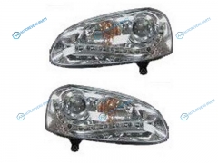 PF-D41-1102P-LDEM1 Фара VW GOLF 03- хром линза диодный тюнинг комплект R+L