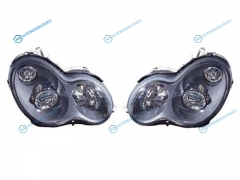 440-1148PXLDHM2 Фара MERCEDES W203 00-05 черная ксенон тюнинг комплект R+L