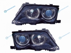 444-1136PXNDHM2 Фара BMW E46 01-03 4D черн. ксенон тюнинг комплект R+L