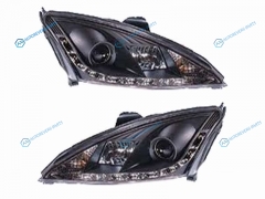 PF-SN-D31-1103P-LDEM2 Фара FORD FOCUS I 98-04 черн. линзы диоды тюнинг комплект R+L
