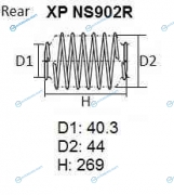 XP NS902R Пружина подвески NHK