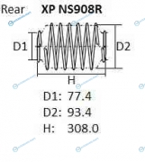 XP NS908R Пружина подвески NHK