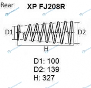 XP FJ208R Пружина подвески NHK