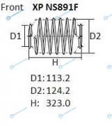 XP NS891F Пружина подвески NHK