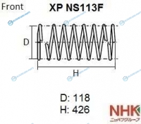 XP NS113F Пружина подвески NHK