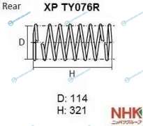 XP TY076R Пружина подвески NHK