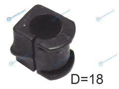 ST-54613-0E015 Втулка переднего стабилизатора D=18 NISSAN AVENIR 98-05BLUBIRDCEFIROMAXIMAINFINITY I30 92-98