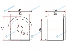 ST-52315-S2J-951 Втулка стабилизатора заднего D=10 HONDA HR-V 98-05
