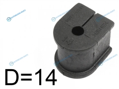 ST-48818-48010 Втулка заднего стабилизатора D=14 TOYOTA KLUGER 00-HIGHLANDER 07-HARRIER 06-LEXUS RX330350 03-