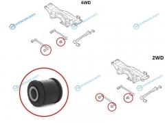 ST-20251-AA000 Сайлентблок заднего поперечного рычага SUBARU FORESTER 96-07IMPREZA 92-07LEGACY 89-98