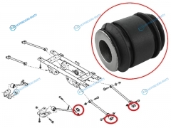 ST-8200839121 Сайлентблок задней цапфы RENAULT DUSTER 10-