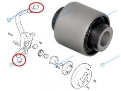 ST-MR-223673 Сайлентблок верхний задней цапфы MITSUBISHI DIAMANTESIGMAMAGNA 94-05сайлентблок заднего амортизат