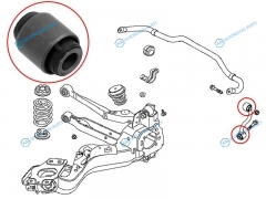 ST-55618-JD00A-B Сайлентблок задней тяги стабилизатора NISSAN QASHQAIX-TRAIL 07-RENAULT KOLEOS 08-