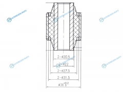 ST-55157-AR000 Сайленблок задней цапфы NISSAN TEANA 31MAXIMACIMA