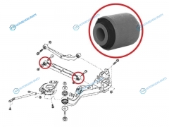 ST-55110-JG000-B Сайлентблок заднего нижнего поперечного рычага NISSAN QASHQAI 06-QASHQAI 2+ 08-X-TRAIL 07-RENAULT