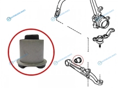 ST-48654-30070 Сайлентблок нижнего FR рычага TOYOTA BREVISCHASERCRESTACROWNMAJESTAMARK2VEROSSA 92-07