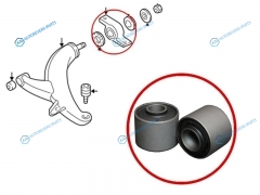 ST-20201-FA060 Сайлентблок переднего рычага задний (без обоймы) SUBARU IMPREZALEGACY 92-03