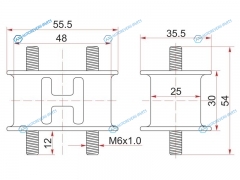 ST-17567-61030 Крепление глушителя TOYOTA LAND CRUISERDYNAHIACE