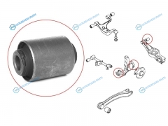ST-46122-65J00 Сайлентблок заднего поперечного рычага №2 SUZUKI ESCUDOGRAND VITARA 06-