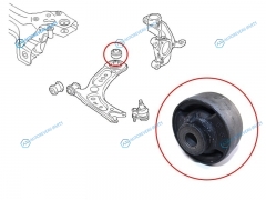 ST-5Q0407183E Сайлентблок переднего рычага задний (вертик) SKODA OCTAVIA 13-SUBERB 15-KODIAQ 17-TIGUAN 16-