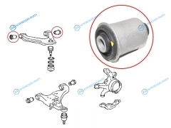 ST-48632-0K010 Сайлентблок переднего верхнего рычага TOYOTA HILUX 05-