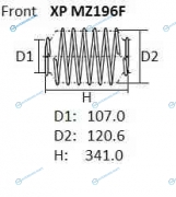 XP MZ196F Пружина подвески NHK