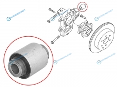 ST-55157-7S000 Сайлентблок задней цапфы NISSAN PATHFINDER R51M 2005-2013