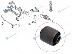 ST-551B0-EB300B Сайлентблок заднего нижнего рычага под пружину NISSAN PATROL 62 10-PATHFINDER 05-12