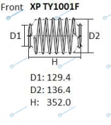 XPTY1001F Пружина подвески NHK