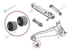 ST-MB809262 Сайлентблок заднего продольного рычага MITSUBISHI LANCERMIRAGE 95-03SPACE STAR 98-04CARISMA 95-03