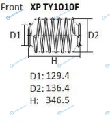XPTY1010F Пружина подвески NHK