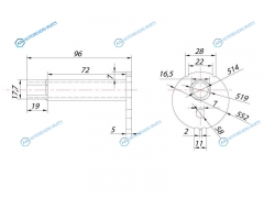 ST-48409-35050 Эксцентрик нижнего рычага TOYOTA 4RUNNERHILUXSURFLAND CRUISER PRADOTACOMA 95-02