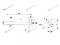 ST-48190-22040 Эксцентрик нижнего рычага TOYOTA ALTEZZACHASERCRESTACROWNMAJESTAMARK2PROGRESVEROSSA 92-