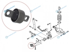 ST-GS1D-28-250C-BU Сайлентблок RR нижнего продольного рычага MAZDA 6 2007-