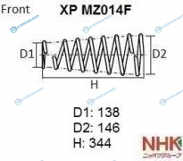 XP MZ014F Пружина подвески NHK