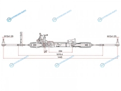 ST-49001-JN00A Рейка рулевая NISSAN TEANA J32 VQ25DEVQ35DE 09- LHD