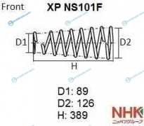 XP NS101F Пружина подвески NHK