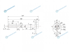 ST-48190-60020 Эксцентрик нижнего рычага TOYOTA FJ CRUISERFORTUNERSURFLAND CRUISER PRADOLEXUS GX470 02-