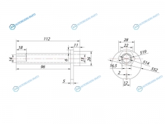 ST-48409-60020 Эксцентрик нижнего рычага TOYOTA 4RUNNERFJ CRUISERHILUX SURFLAND CRUISER PRADOLEXUS GX470 02-